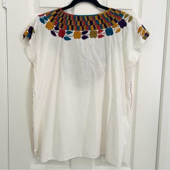 Embroidered Multicolor Women's Top - Picture 2 of 4
